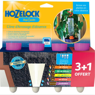 Hozelock - Hozelock - Cônes d'arrosage Aquasolo pack 3+1 7 cl violet