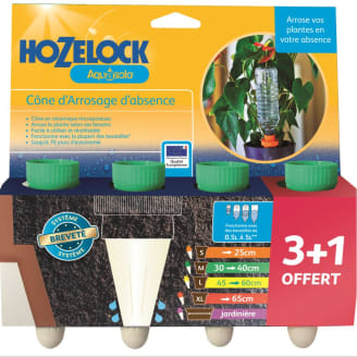 Hozelock - Hozelock - Cônes d'arrosage Aquasolo pack 3+1 20 cl taille M vert