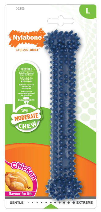 Nylabone - Jouet pour chien dental chew au poulet taille XL