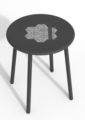 Ecloz - Table appoint Tendance Ø.40 x H.39 cm