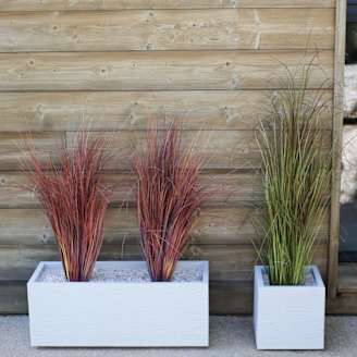 Jardinière Polypropylène Blanc Cérusé - EDA