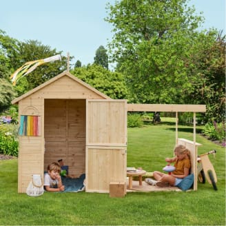 Cabane de jardin enfant, bois ▷ cabane enfant, maison enfants, jardin