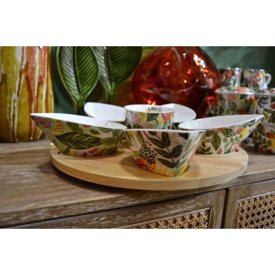 Plateau Apéritif Avec Coupelles Tulipe Yellowstone