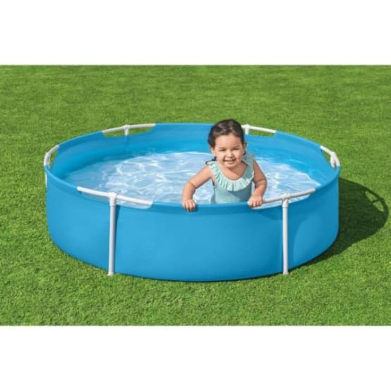 Piscinette My First Piscine - 152 X 38 Cm - Gonflage Rapide - Liner Triple épaisseur - Pour Enfants - Idéal été
