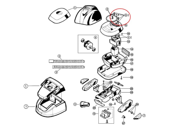 Réparation Robot Piscine Kit Engrenages Transmission Polaris 360 380 - Pièces Rechange Nettoyeur Piscine Réparation Polaris