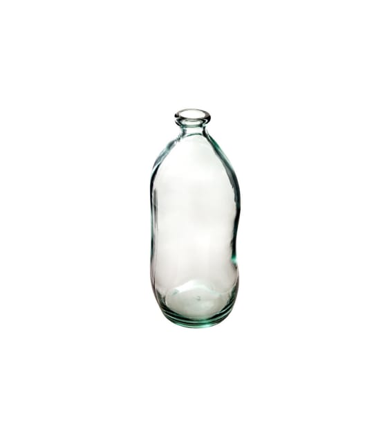Vase bouteille en Verre recyclé H 35 cm