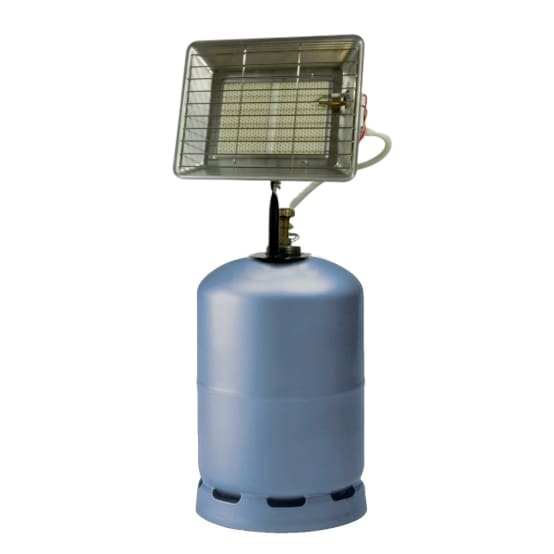 Chauffage à gaz Radiant au gaz 4200W Exterieur Avec détendeur gaz réglable Butane/Propane Gamm