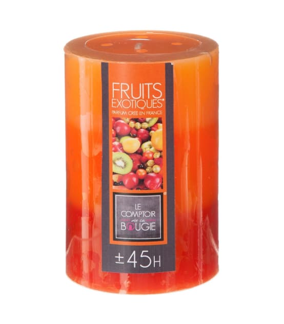 Bougie Parfumée Bois De Sental - Verre - D 9 X H 10 Cm