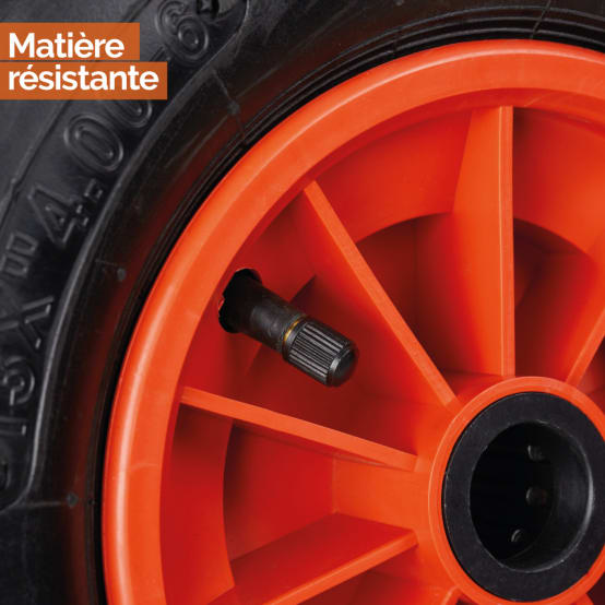 Roue Gonflable Pour Brouette - 33 X 8.5 Cm - Axe 20 Mm - Linxor - Jardiland