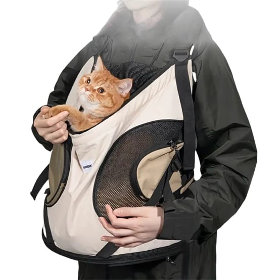 Sacs à dos ergonomiques pour chiens et chats MCBOSON Gamm vert