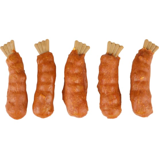 Flamingo - Friandises Fast Food Scampi avec poulet 120 g pour chien ...