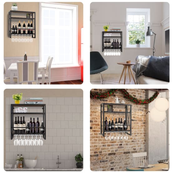 Ananiver Dénudé Slovénie Support Mural Pour Bouteille Vin Chaud Jacinthe Des Boi