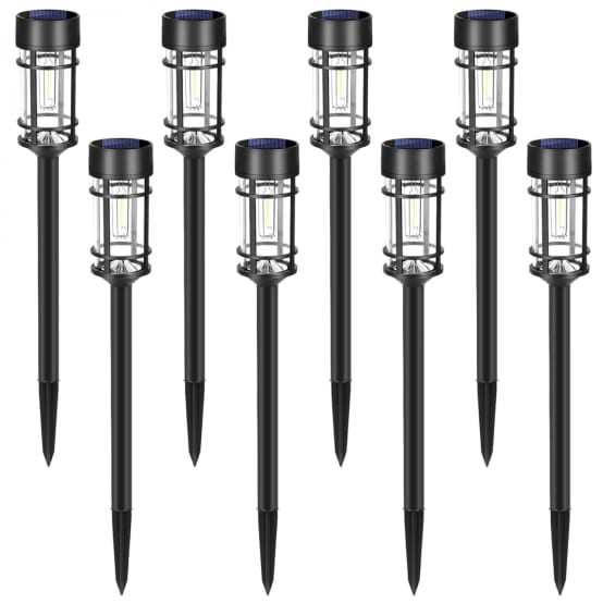 NFESOLAR Lot De 8 Lampes Solaires D'extérieur Avec 16