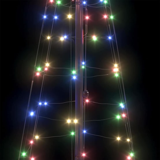 Arbre De Noël Led Avec 390 Led Blanc Froid 250 Cm Fer à Prix