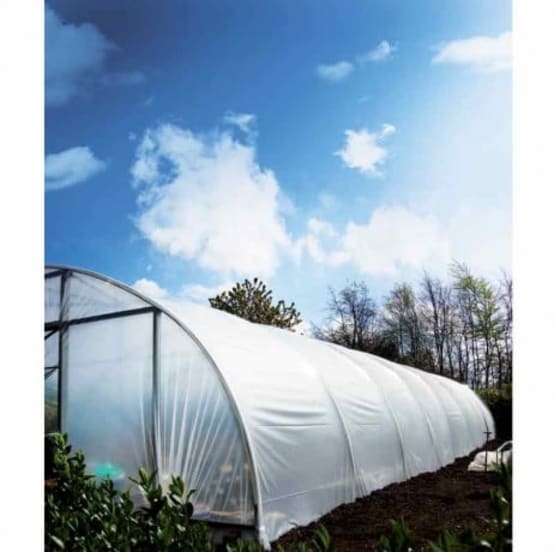 Bâche de serre thermique Plasticlair 200 microns incolore, L 12 m, Larg