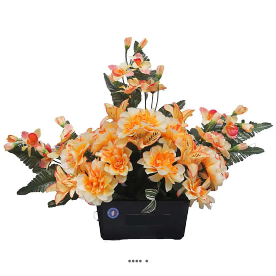 Lot De 4 Bouquets De Fleurs De Pensées Décoratives Réalistes