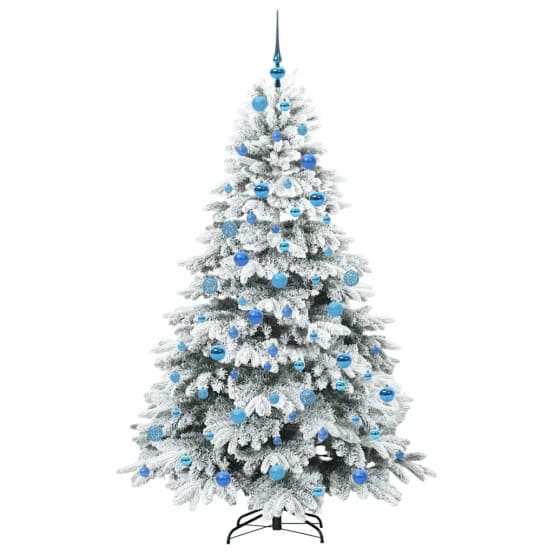 Sapin de Noël Lumineux 180 cm, Pack Décoration Tout-en-Un 300 LED et 120 Boules de Noël – ComfortXL Outdoor Living – Image 4