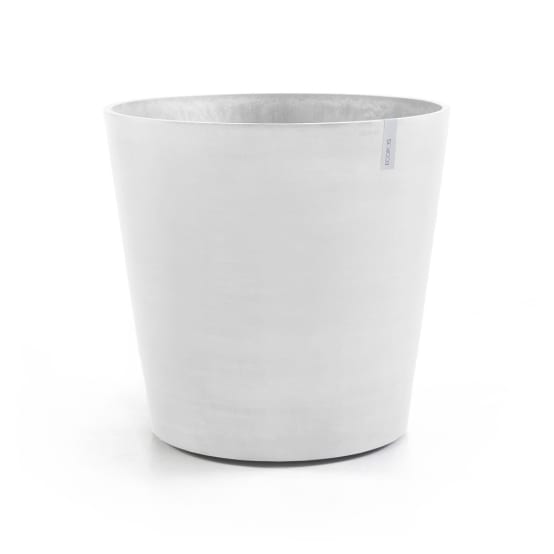 Ecopots Stockholm High 60 - Gris Foncé - 35 X H60 Cm - Pot De Fleur / Cache-pot Rond
