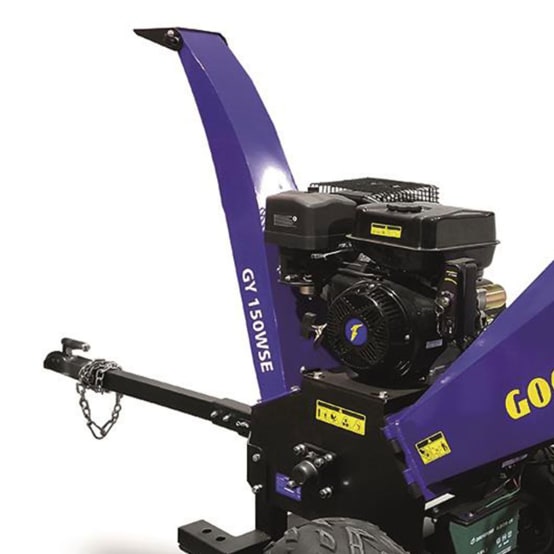 Broyeur végétaux thermique 15CV Branches Ø 12cm Démarrage électrique