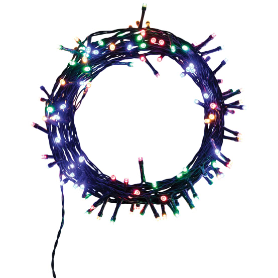 Guirlande Flicker 8m 80 LED Bi Color Blanc Et Bleu Interconnectable