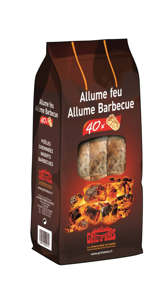 Allume-feu pour Barbecue Cheminée Allumeurs 5 kg Poele a Bois Grillmaster