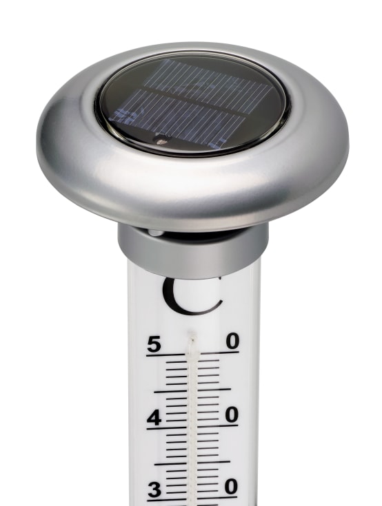 Solino, grand thermomètre solaire de jardin