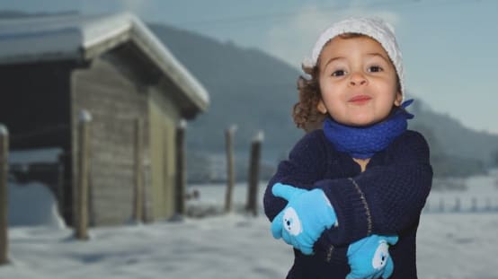 Rostaing - Gant d'hiver pour enfant avec grip - Taille 3/6 ans - Gamm vert