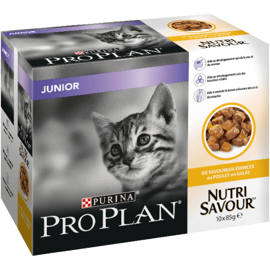 Pâtée pour chaton Pro Plan Junior Nutrisavour en gelée