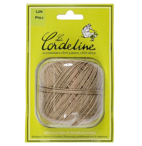 La Cordeline - Pelote de lin poli ± 100 m - Ø1,2 mm