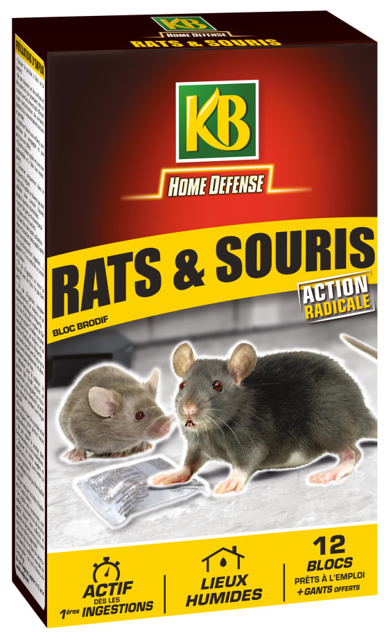Blocs répulsifs anti rats & souris 240 g - Gamm vert