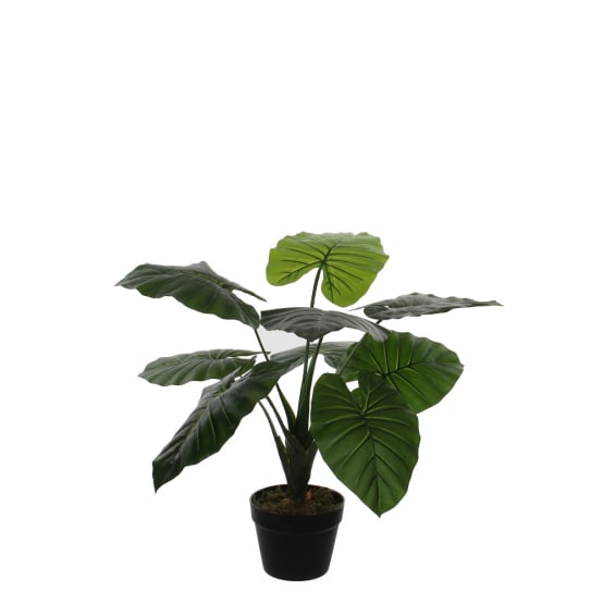 Plante artificielle en plastique avec pot vert 60cm