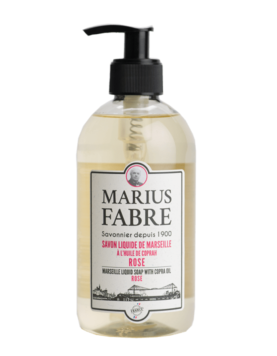 Savon liquide de Marseille à la Rose 400 ml Gamm vert