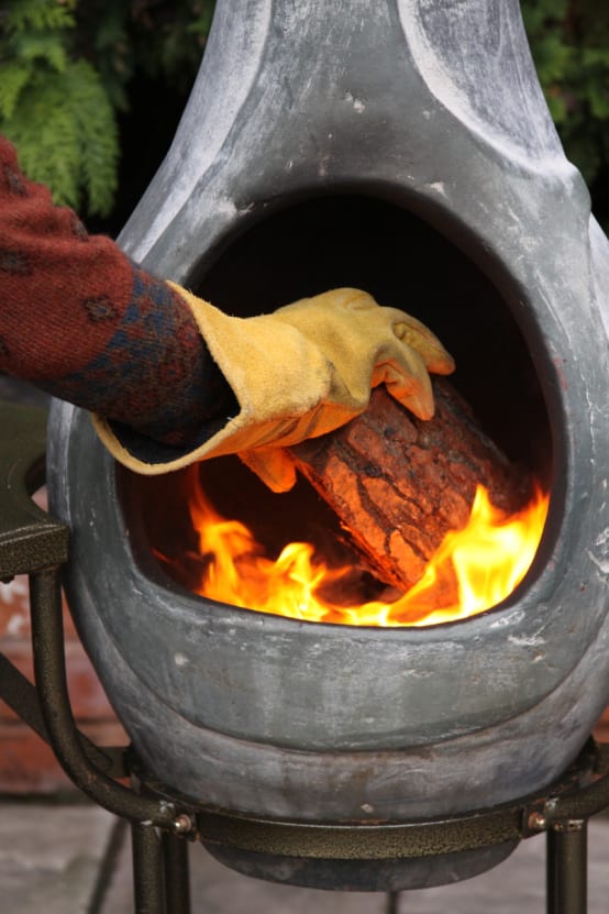 Gant anti-chaleur avec flammes pour barbecue - Gant Univers