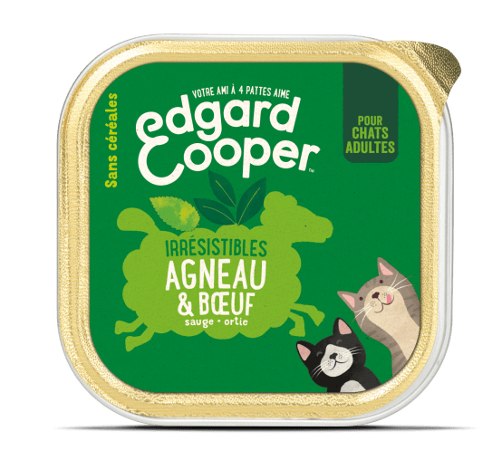 Patée pour chat Adulte Agneau & Poulet 85G Edgar de Edgard Cooper 