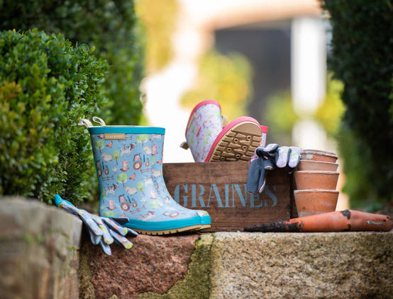 Blackfox Botte Farmer bleu en caoutchouc pour enfant Taille 26