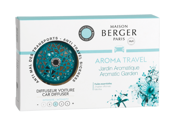 Maison Berger - Diffuseur d'odeur Aroma Travel pour voiture - Gamm vert