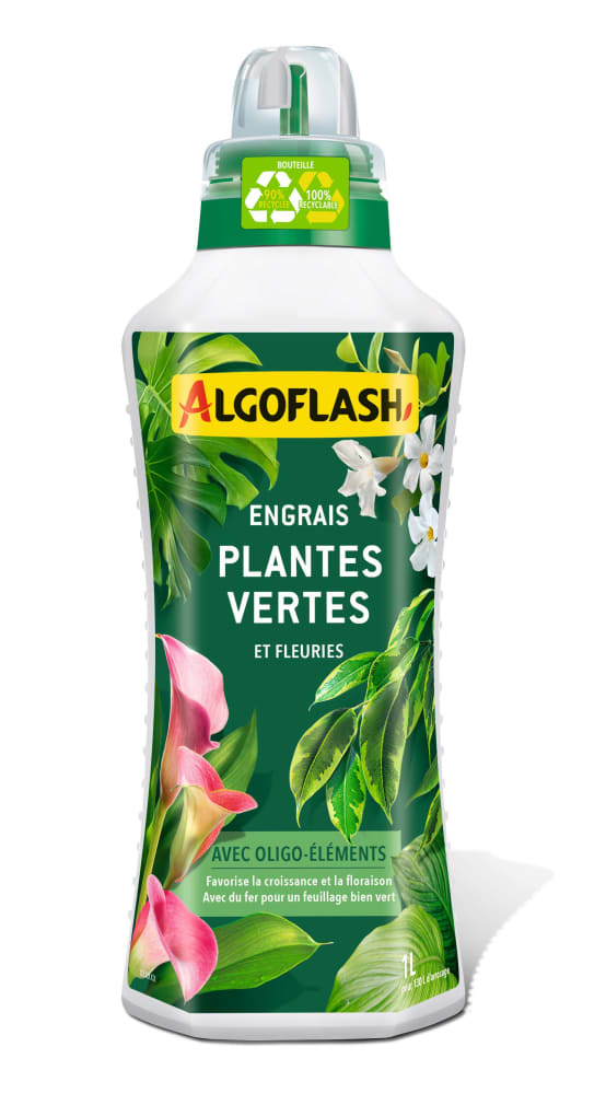 Algoflash - Engrais Plantes Vertes et Plantes Fleuries 1 L - Gamm vert