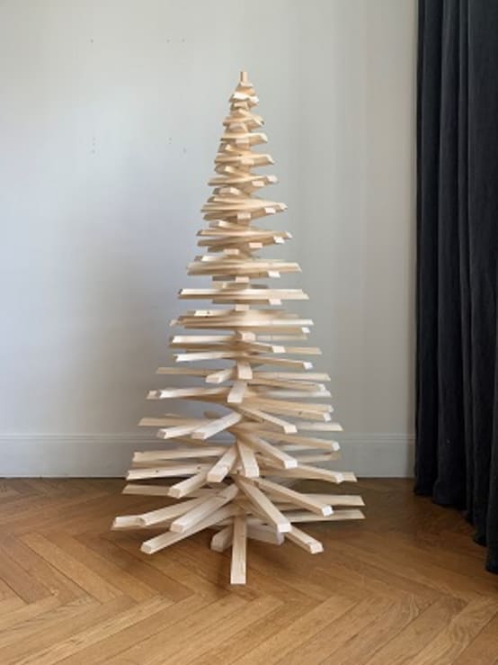 Sapin de Noël en bois 160 cm - Image 17
