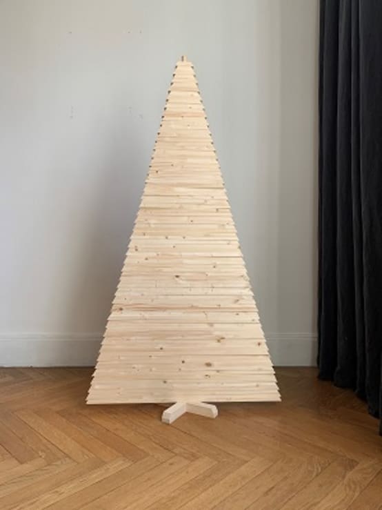 Sapin de Noël en bois 160 cm - Image 10