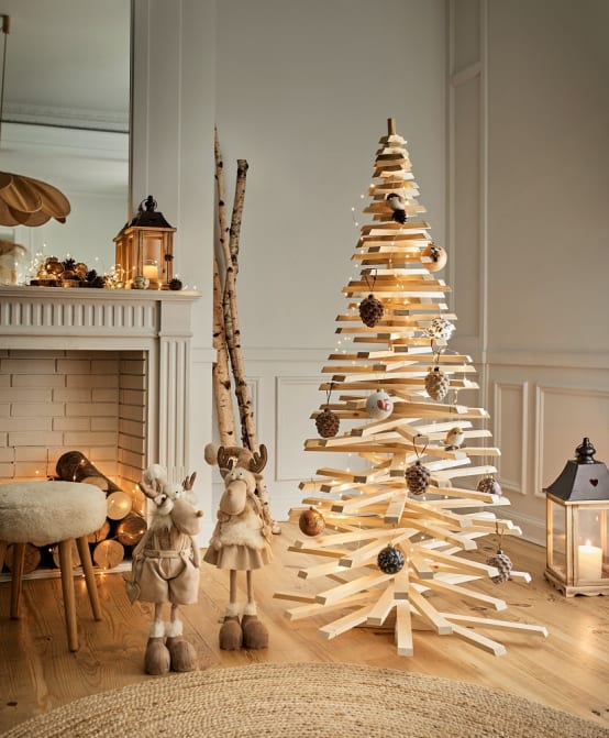Sapin de Noël en bois 160 cm - Image 19