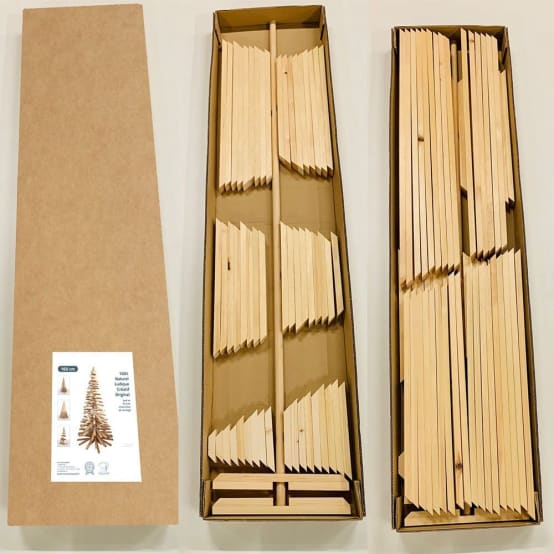 Sapin de Noël en bois 160 cm - Image 8