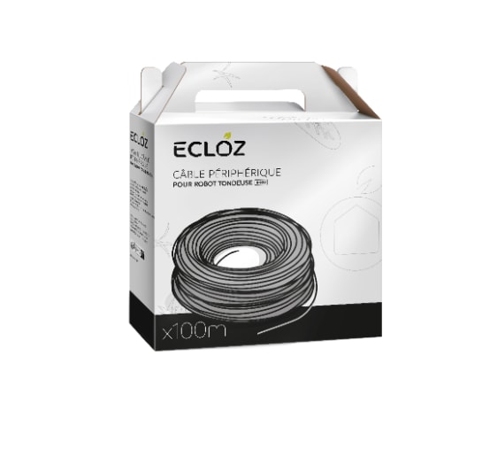 Ecloz - Cable périphérique pour robot tondeuse L.100 m - Gamm vert