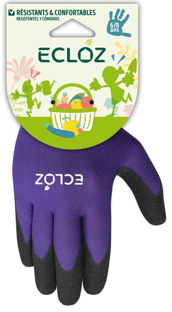 Ecloz - Gants enfants unisexe violet T8/9 ans