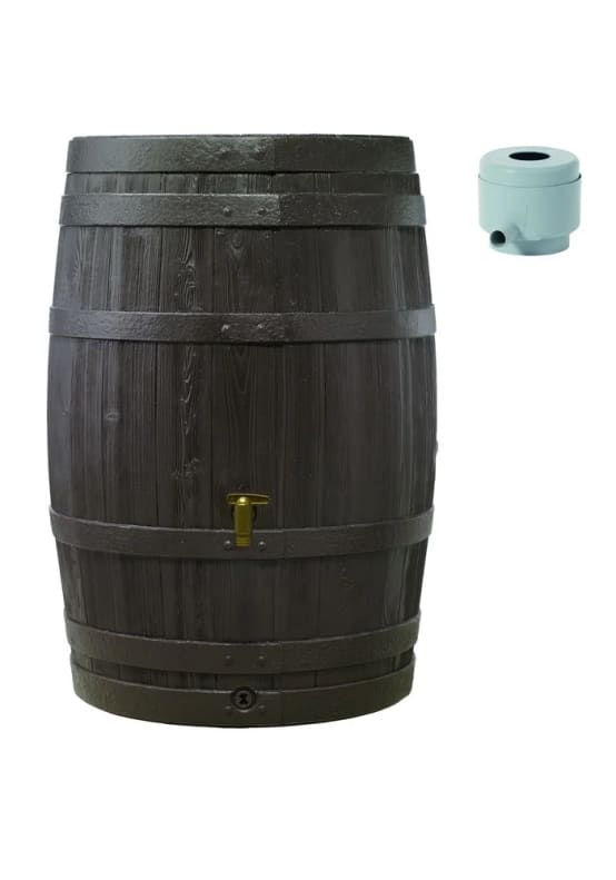 Le Récupérateur D'eau De Pluie Garantia Woody Imite Le Bois à La