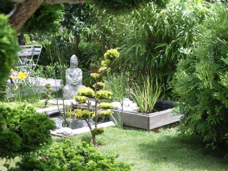 Composition De Jardin Zen De Bien-être Naturel